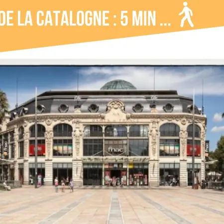 아파트 Le Cosy Perpignan Centre, Fully Air Conditioned Apartment , 2 Rooms, 2 Bathrooms, Free Wifi, Free Parking, Lift, Central 페르피냥